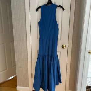 Veronica Beard Women’s Midi RADLEY TAFFETA DRESS Blue Size 8